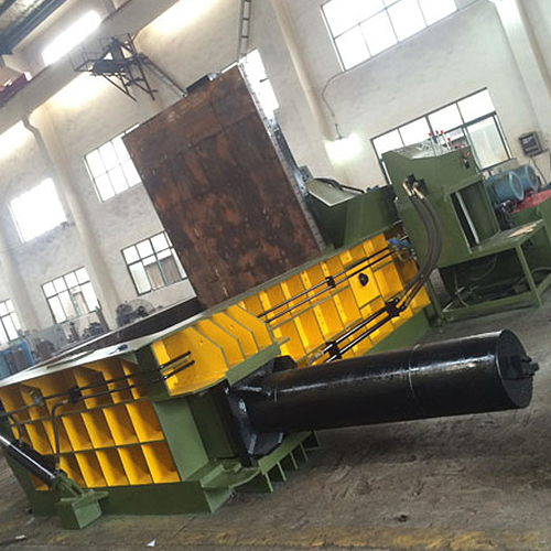 Scrap metal press machine